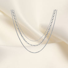 3 Layers Necklace, Stainless Steel