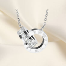 Rings Necklace, Stainless Steel